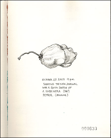 journal page