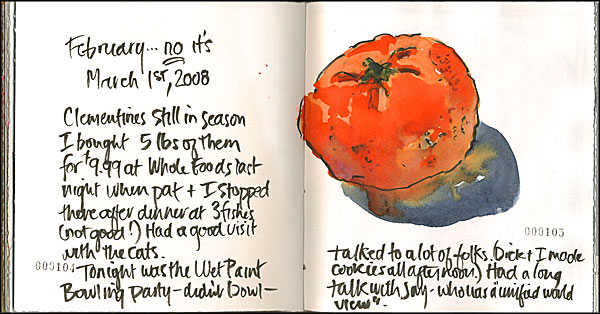 journal page